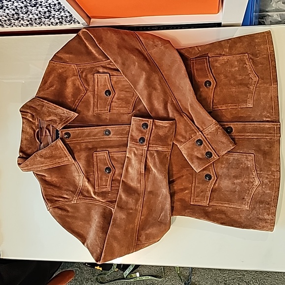 GAP Suede Leather Rancher Jacket - Picture 8 of 8